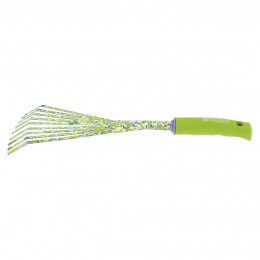 Palisad Грабли веерные 9 - зубые, 75 х 385 мм, стальные, пластиковая рукоятка, Flower Green, 62042