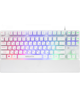 Defender Клавиатура BREATH GK-184 WHITE RU 45184