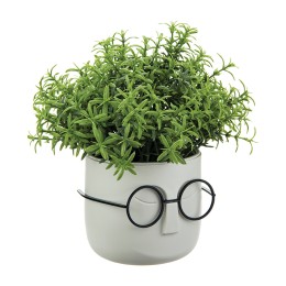 М-ПЛАСТИКА Кашпо СТИВ 0,65 литров ФРАНЦУЗСКИЙ СЕРЫЙ М 3079