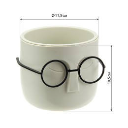 М-ПЛАСТИКА Кашпо СТИВ 0,65 литров ФРАНЦУЗСКИЙ СЕРЫЙ М 3079