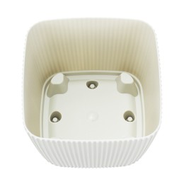 М-ПЛАСТИКА Кашпо ПИКАНТО 110×110 мм 0,65 л ФРАНЦУЗСКИЙ СЕРЫЙ М 3208