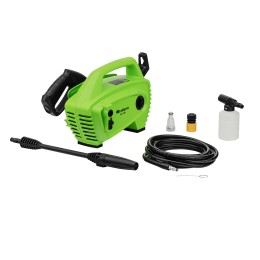 Сибртех Моечная машина высокого давления АМ-1100, 1100 Вт, 90 бар, 280 л/ч, переносная 58223