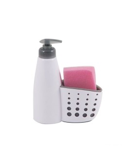 Mallony Диспенсер для жидкого мыла с местом для хранения губки для посуды Dispenser. 004664-SK