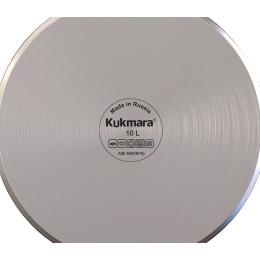 Кукмара Кастрюля из нержавеющей стали 9л со стеклянной крышкой, линия Leon LN-CA9026G
