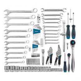 Gross Набор инструментов, 1/4, 1/2, CrV, 120 зубьев, 78 предметов 14148