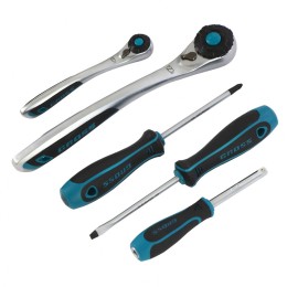 Gross Набор инструментов, 1/4, 1/2, CrV, 120 зубьев, 78 предметов 14148