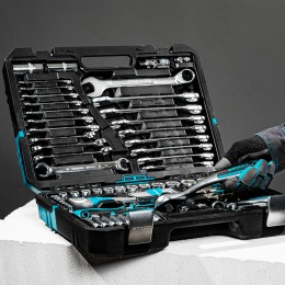 Gross Набор инструментов, 1/4, 1/2, CrV, 120 зубьев, 78 предметов 14148