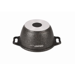 KUKMARA Кастрюля 1л со стекл. крышкой, АП линия Granit ultra (Original) кго12а