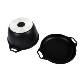 KUKMARA Казан с крышкой-сковородой 4л с антипригарным покрытием к44а