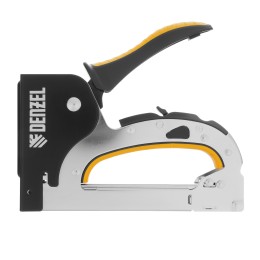 Denzel Степлер мебельный, стальной корпус, быстрая загрузка, регул. силы удара, тип 53, 4-14 мм 40211