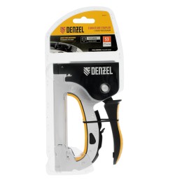 Denzel Степлер мебельный, стальной корпус, быстрая загрузка, регул. силы удара, тип 53, 4-14 мм 40211