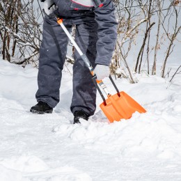 Stels Щетка-сметка для снега со скребком, трансформер 55314
