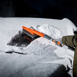 Stels Щетка-сметка для снега со скребком, трансформер 55314