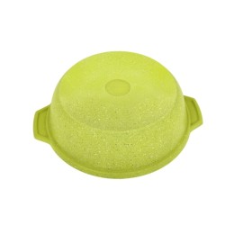 KUKMARA Кастрюля-жаровня 3л со стеклянной крышкой, АП линия Trendy style (Lime) ж31tsl