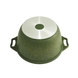 KUKMARA Кастрюля 4л со стеклянной крышкой, АП линия Trendy style (Malachite) к41tsml