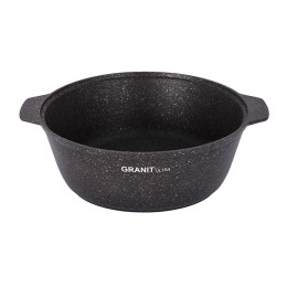 KUKMARA Кастрюля-жаровня 3л со стеклянной крышкой, АП линия Granit Ultra (Original) жго31а