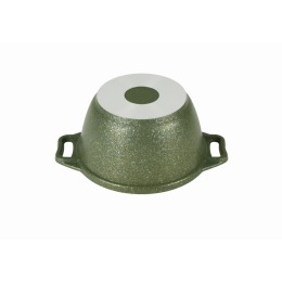 KUKMARA Кастрюля 1л со стеклянной крышкой, АП линия Trendy style (Malachite) к11tsml