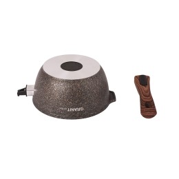 Кукмара Ковш 2,2л с антипригарным покрытием, со съемной ручкой, ст. крышкой, линия Granit Ultra (Original) кго0225а