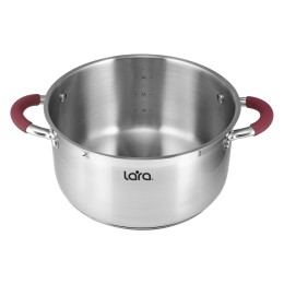 LARA Кастрюля RIVIERA LR02-325 (нерж)