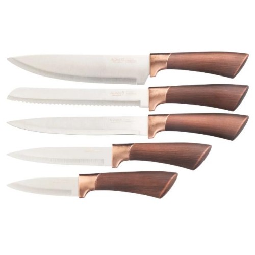 Набор Ножей Agness На Пластиковой Подставке, 6 Предметов. 911-486