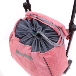 Haushalt Сумка хозяйственная на колёсах СХ1С/КД джинс красный