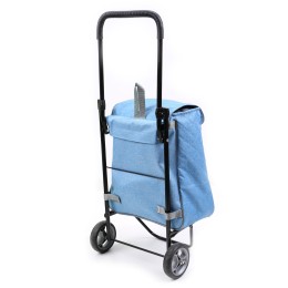 Haushalt Сумка хозяйственная на колёсах СХ1С/СД джинс синий
