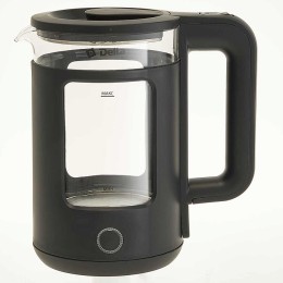 DELTA Чайник электрический 1500 Вт, 1,5 л DL-1112 черный