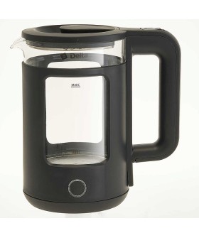 DELTA Чайник электрический 1500 Вт, 1,5 л DL-1112 черный