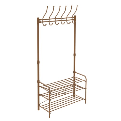 Вешалка напольная в прихожую ВПШ1/К КОРИЧНЕВЫЙ