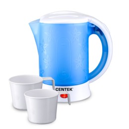 CENTEK Электрический чайник CT-0054 Blue (бело-синий)