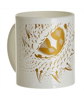 DELTA Кружка-оберег 300 мл 1208/DPP Глаз дракона белый/золотой СИМВОЛ ГОДА DELTA Кружка-оберег 300 мл 1208/DPP Глаз дракона белый/золотой СИМВОЛ ГОДА