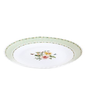 КОРАЛЛ Тарелка обеденная 24см.Secret garden greenBY23LHP95-7