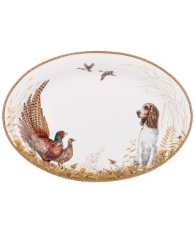 Lefard Блюдо Овальное Охота 32*22 См 590-516