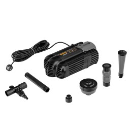 Denzel Насос фонтанный FNP90-39, 92 Вт, подъем 3,9 м, 3200 л/ч, колокольчик/каскад/гейзер 99033