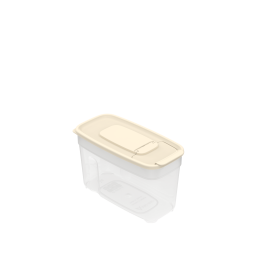 Альт-пласт Контейнер для сыпучих продуктов 1л (170×85×105мм) (слоновая кость) АП 733