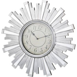 Lefard Часы Настенные Кварцевые Swiss Home Цвет:серебро 50*50*4 См. Диаметр Циферблата=20 См. 220-193