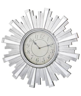 Lefard Часы Настенные Кварцевые Swiss Home Цвет:серебро 50*50*4 См. Диаметр Циферблата=20 См. 220-193