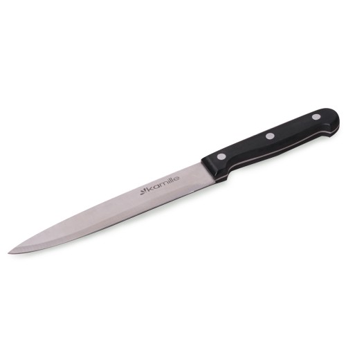 Нож кухонный разделочный для мяса Kamille КМ-5107 (лезвие 17,5 см; рукоятка 12 см)