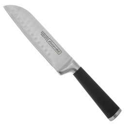 Kamille Нож кухонный Сантоку из нержавеющей стали КМ-5192 (лезвие 16 см, рукоятка 14,5 см)