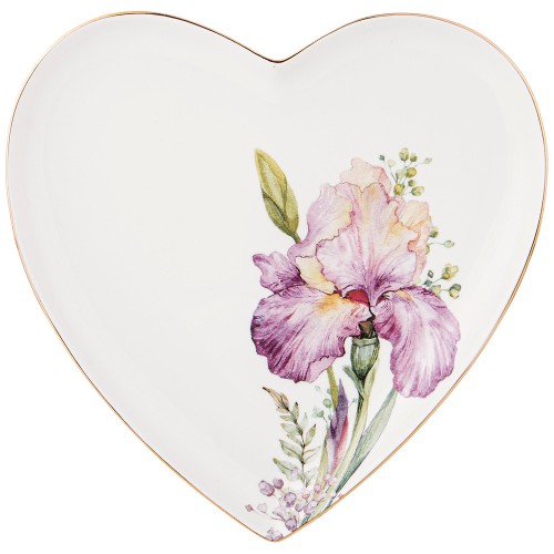 Тарелка Lefard Irises Сердце 21,5*2 См 590-364