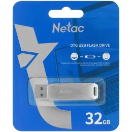 Netac Флеш Диск U782C dual USB3.0+TypeC 32GB