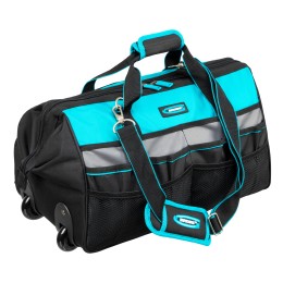 Gross Сумка для инструмента, 500х280х290мм, выдвижная рукоятка, колеса, наплечный ремень 90276