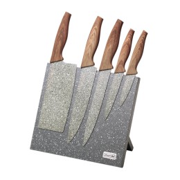Kamille Набор кухонных ножей 6 предметов KM-5045 (5 ножей на магнитной подставке)
