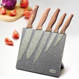 Kamille Набор кухонных ножей 6 предметов КМ 5046 с магнитной подставкой