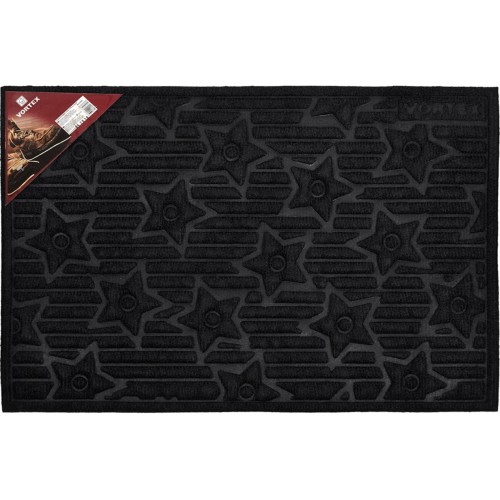 Рельефный коврик VORTEX Greek 40х60 см, черный 20102