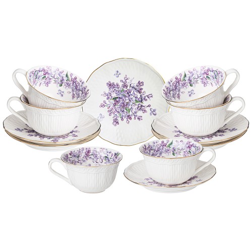 Чайный Набор Lefard Lilac На 6 Пер. 12 Пр. 250 Мл 760-756