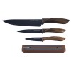 Набор кухонных ножей 4 предмета Kamille КМ 5167 (3 ножа + магнитная планка)