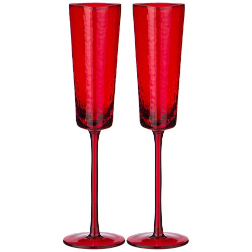 Набор Бокалов Для Шампанского Из 2-х Штук Rocky Red 180мл 887-422