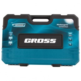 Gross Набор инструментов, 1/4, 1/2, CrV, 120 зубьев, 101 предмет 14151