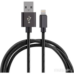 ENERGY Кабель ET-25 USB/Lightning (для продукции Apple), цвет - черный